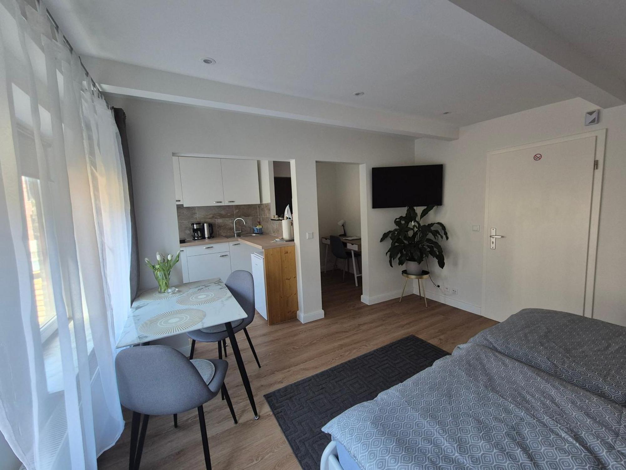 Ruhige Einzimmerwohnung Flensburg Exterior foto