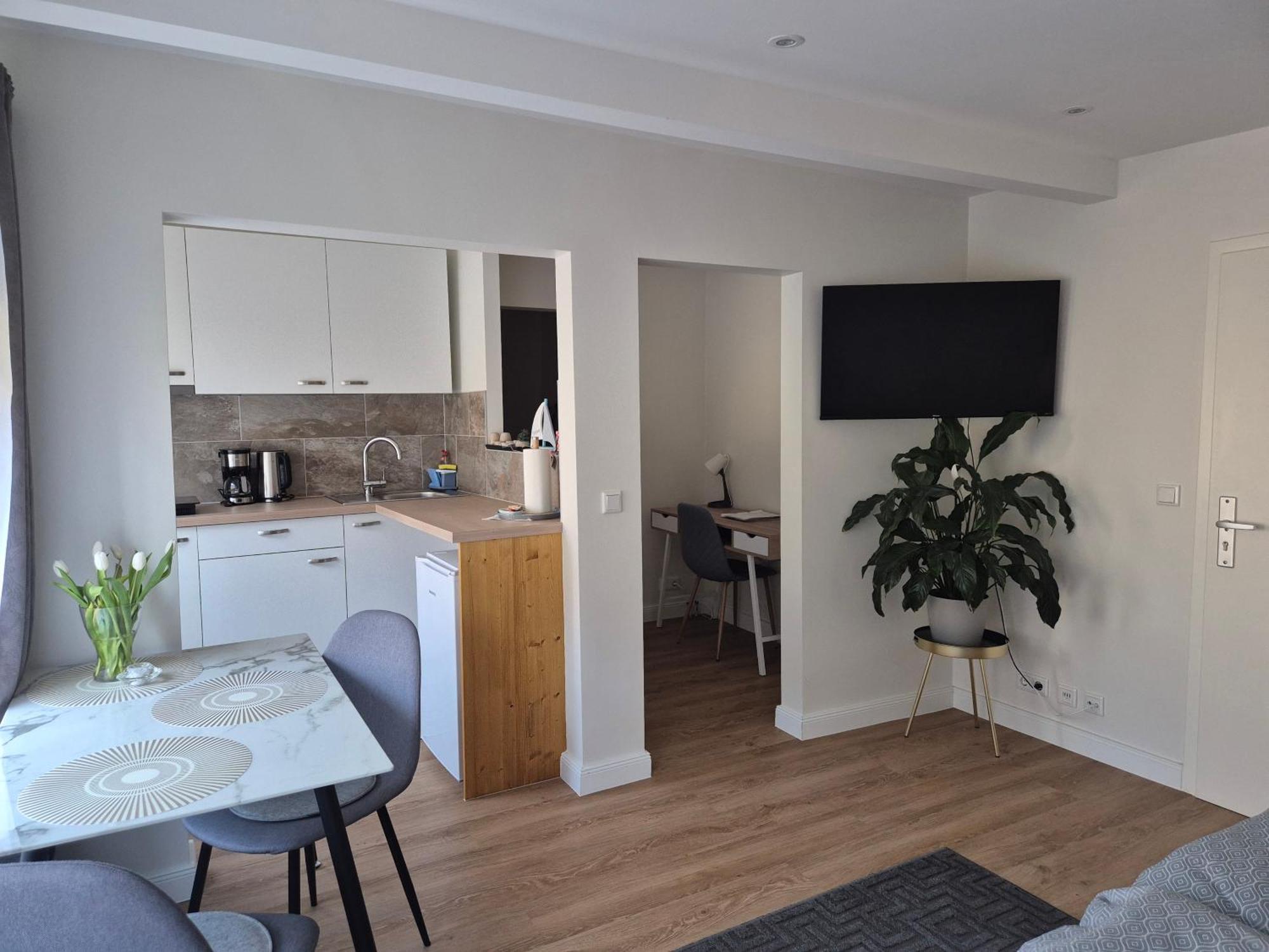 Ruhige Einzimmerwohnung Flensburg Exterior foto