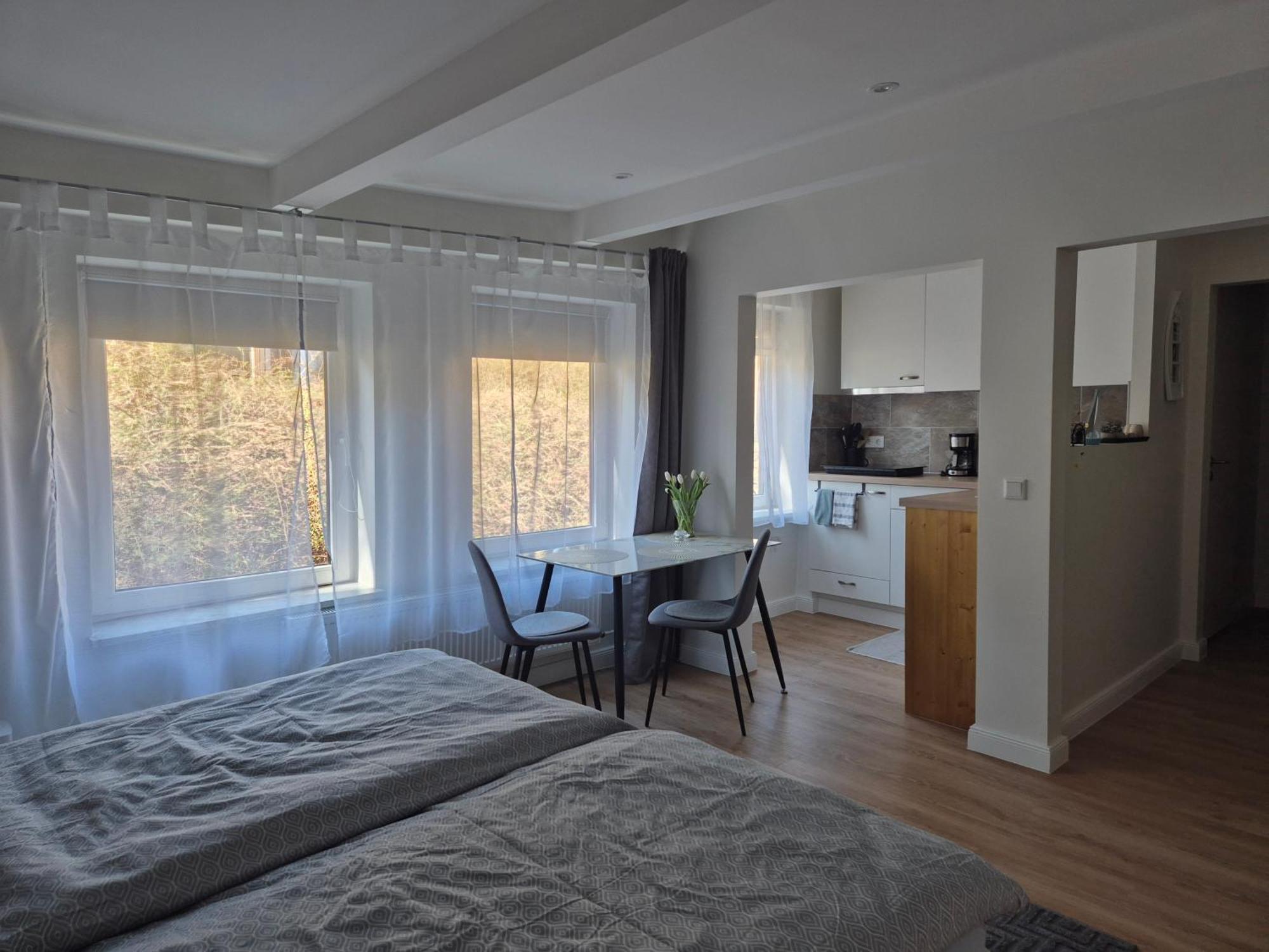 Ruhige Einzimmerwohnung Flensburg Exterior foto